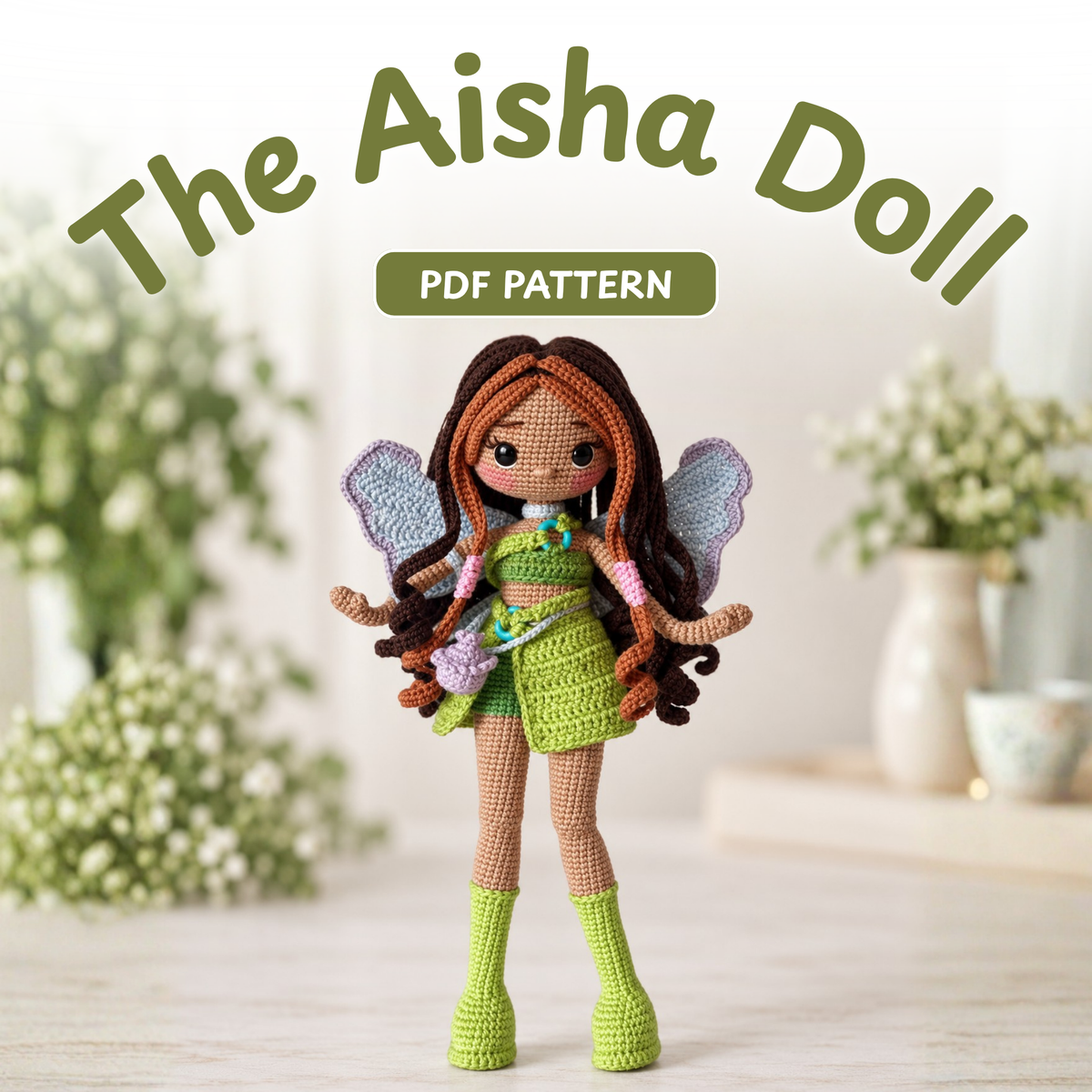 Crochet Aisha Amigurumi Doll Pattern