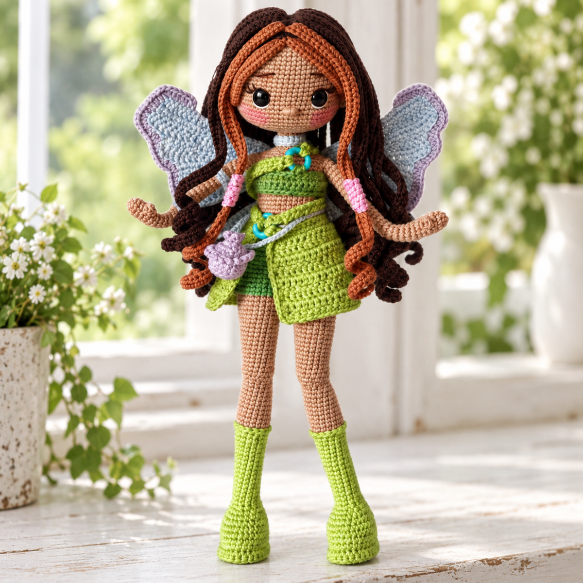 Crochet Aisha Amigurumi Doll Pattern