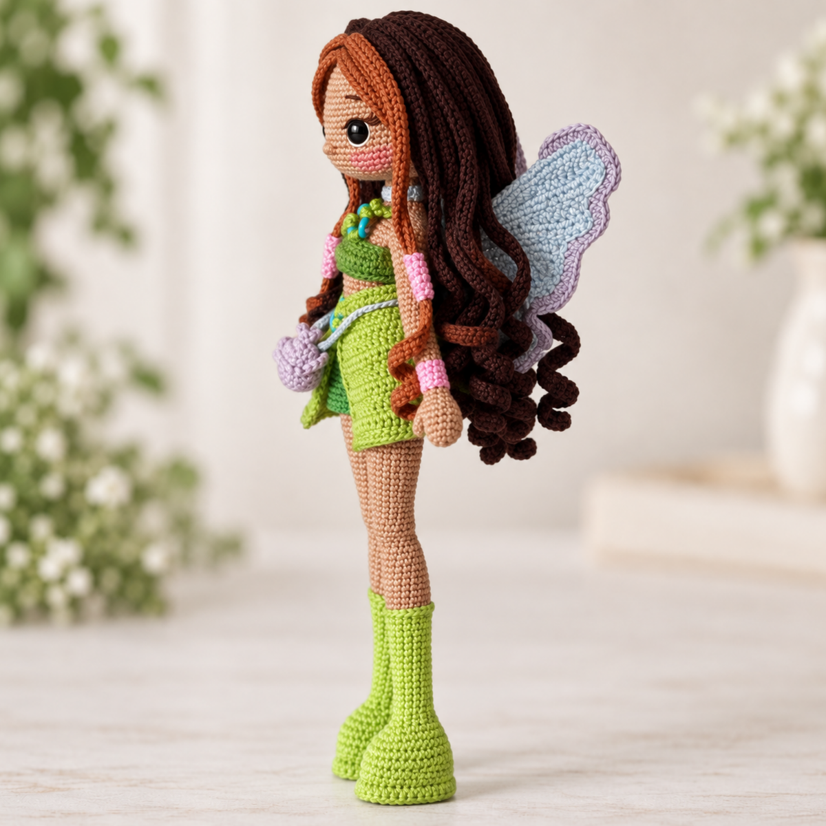 Crochet Aisha Amigurumi Doll Pattern