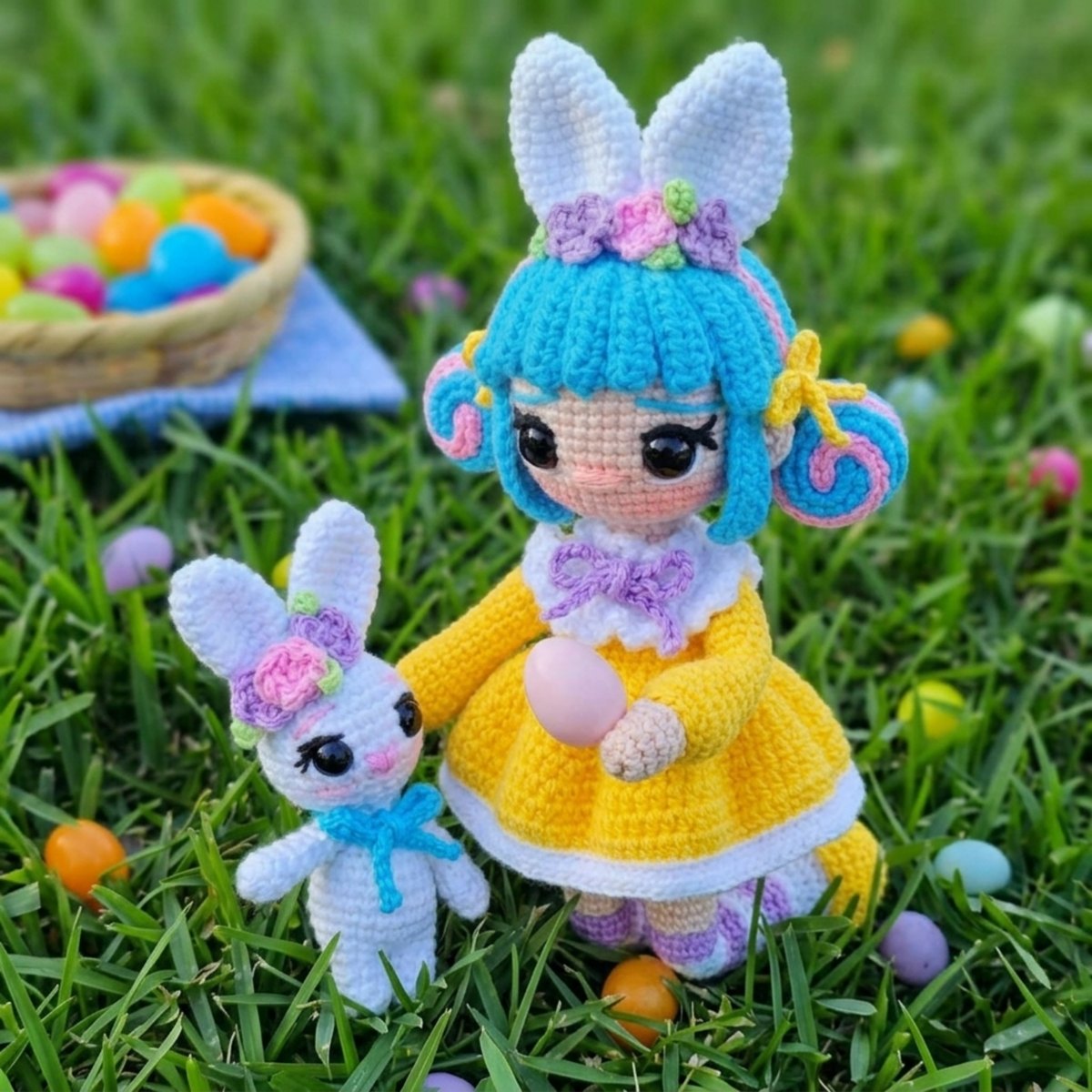 Crochet Aria Easter Girl Pattern