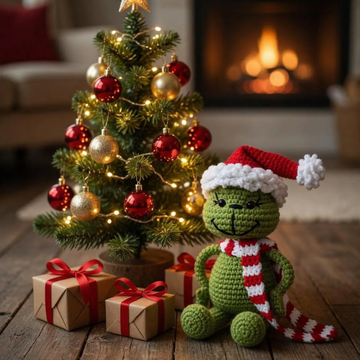 Crochet Baby Grinchmas Amigurumi Pattern