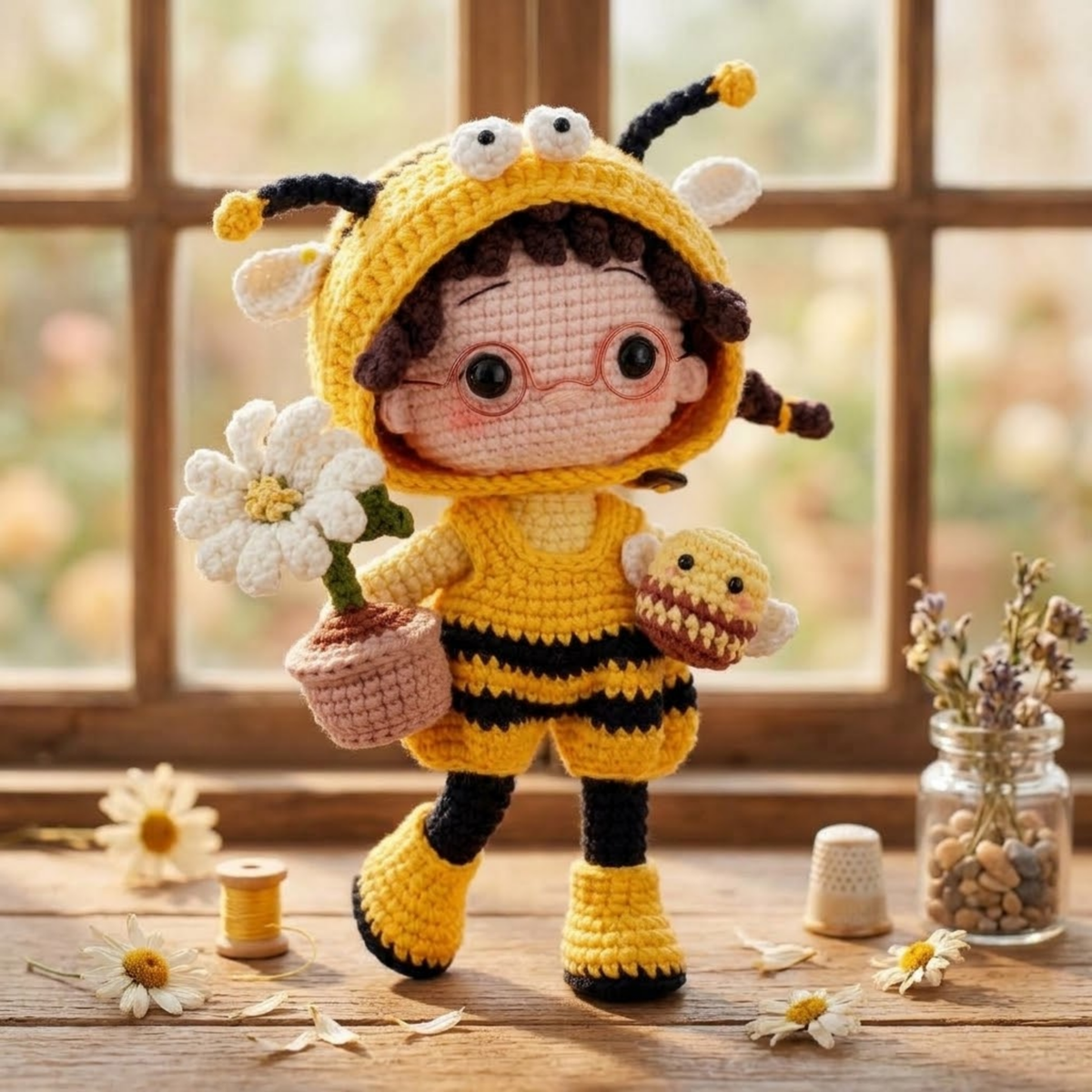Crochet Bee Doll Pattern