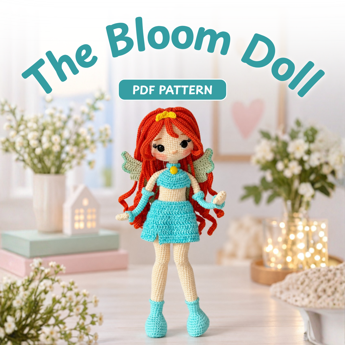 Crochet Bloom Amigurumi Fairy Doll Pattern