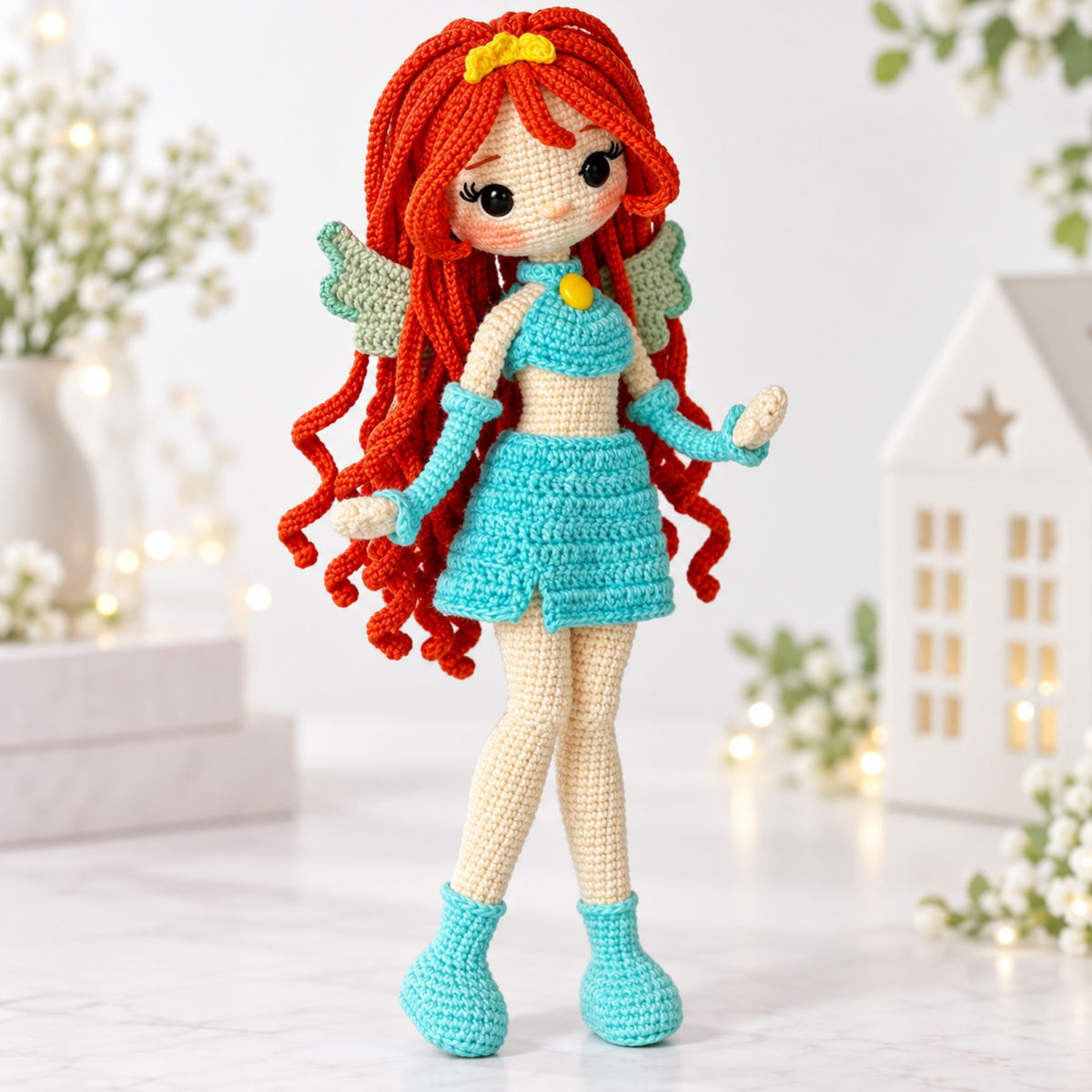 Crochet Bloom Amigurumi Fairy Doll Pattern