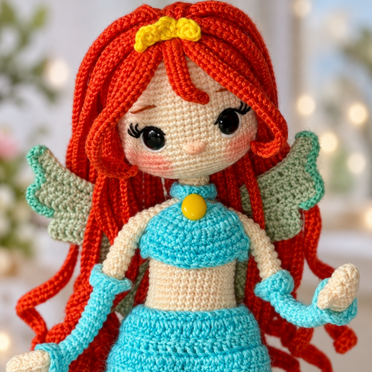 Crochet Bloom Amigurumi Fairy Doll Pattern