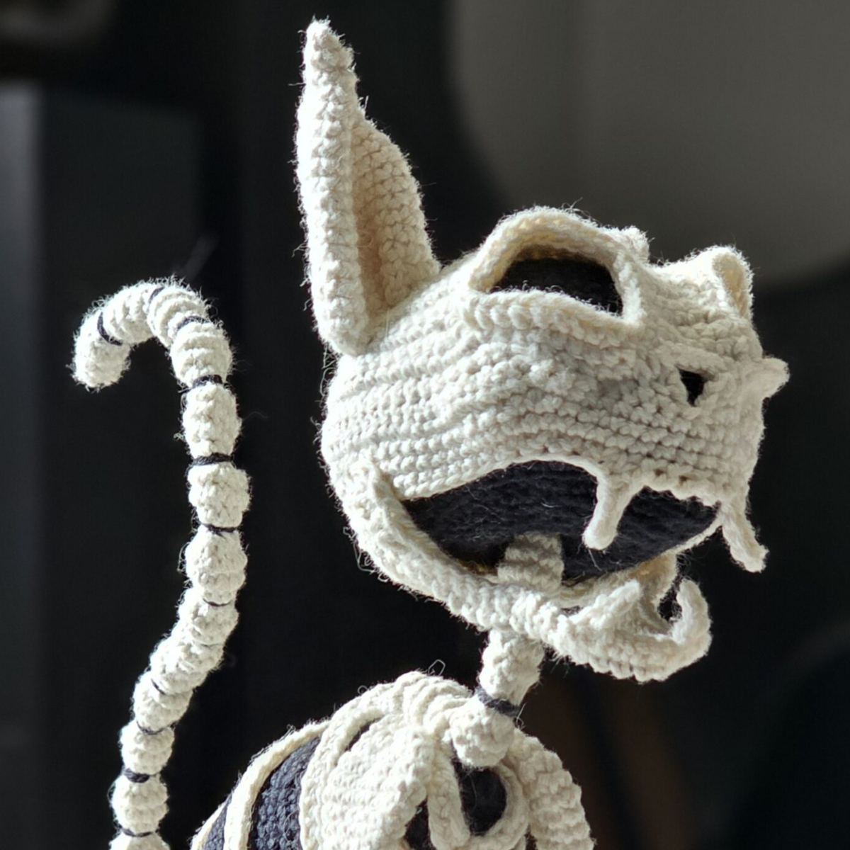 Crochet Bone Kitty Amigurumi Pattern