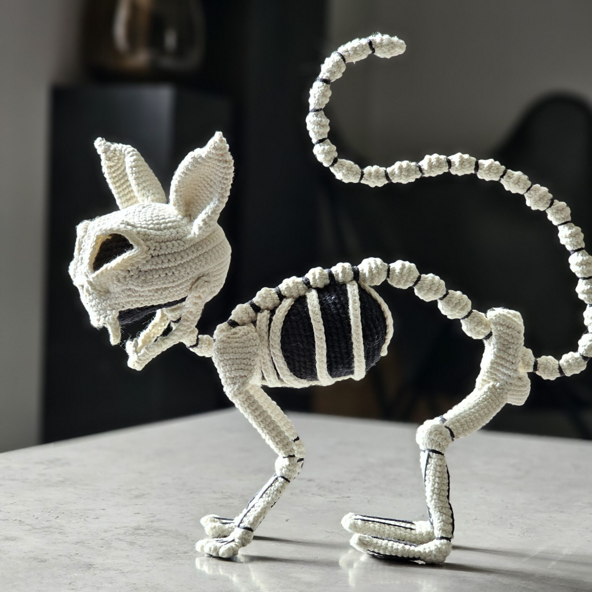 Crochet Bone Kitty Amigurumi Pattern