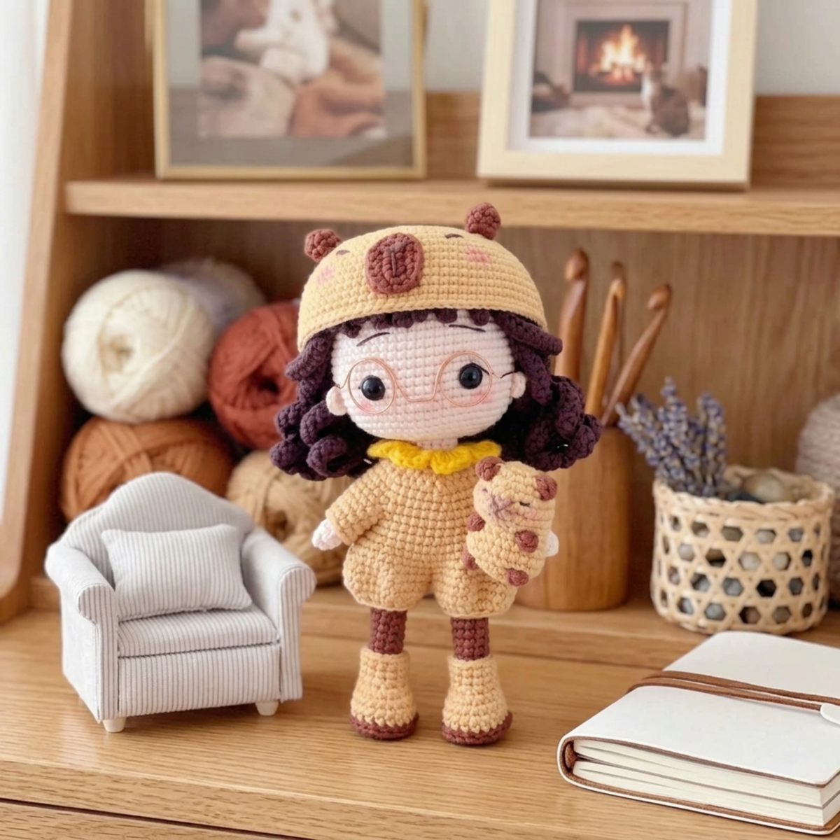 Crochet Capybara Doll Pattern