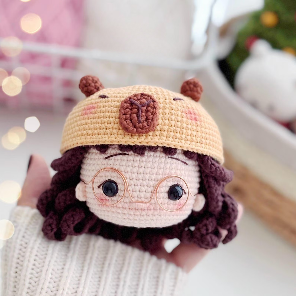 Crochet Capybara Doll Pattern