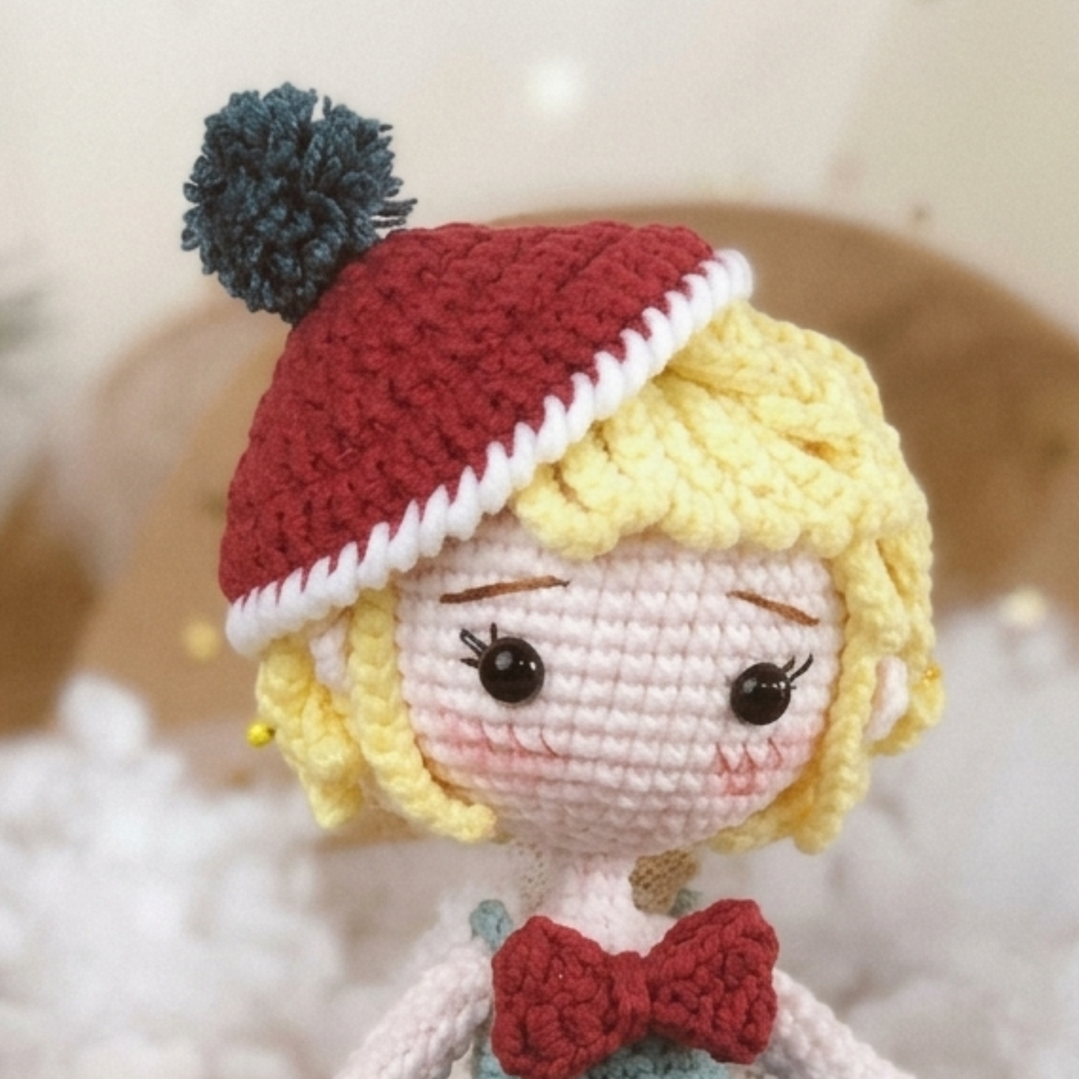 Crochet Christmas Doll Pattern