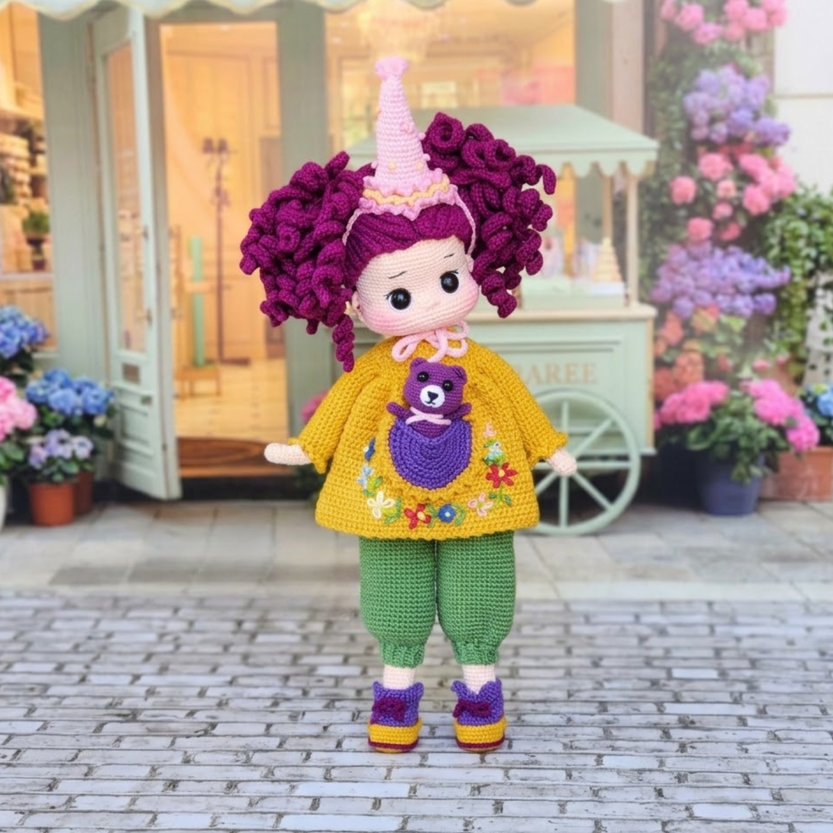 Crochet Clown Doll Pattern
