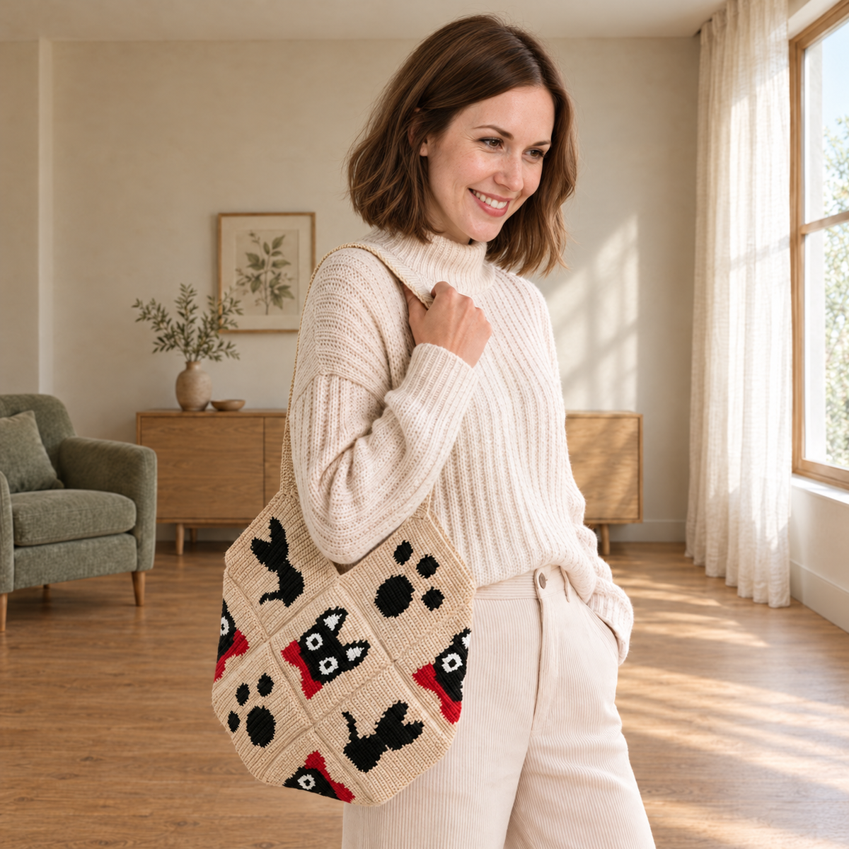 10-in-1 Crochet Cat Bags Bundle
