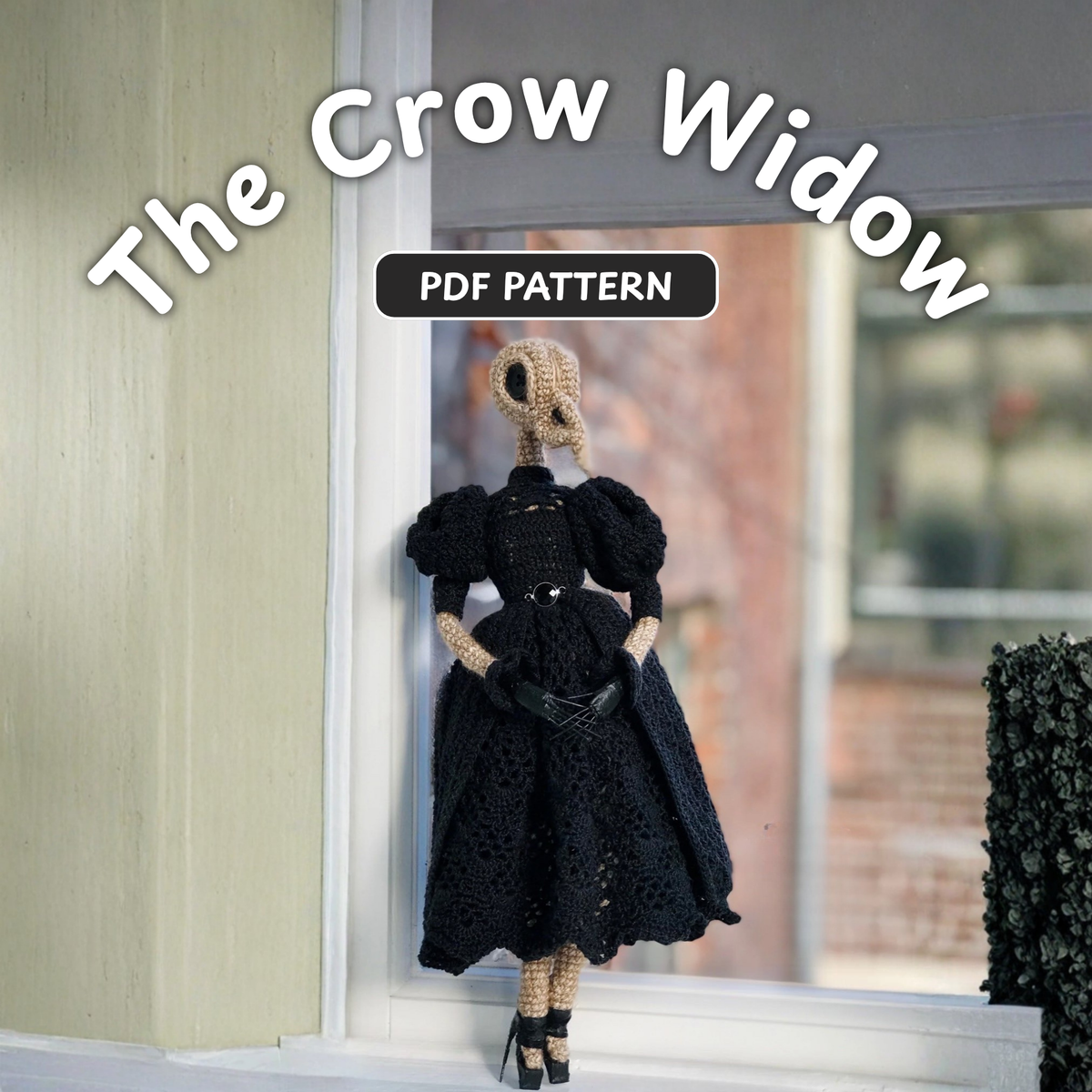 Crochet Crow Widow Amigurumi Pattern