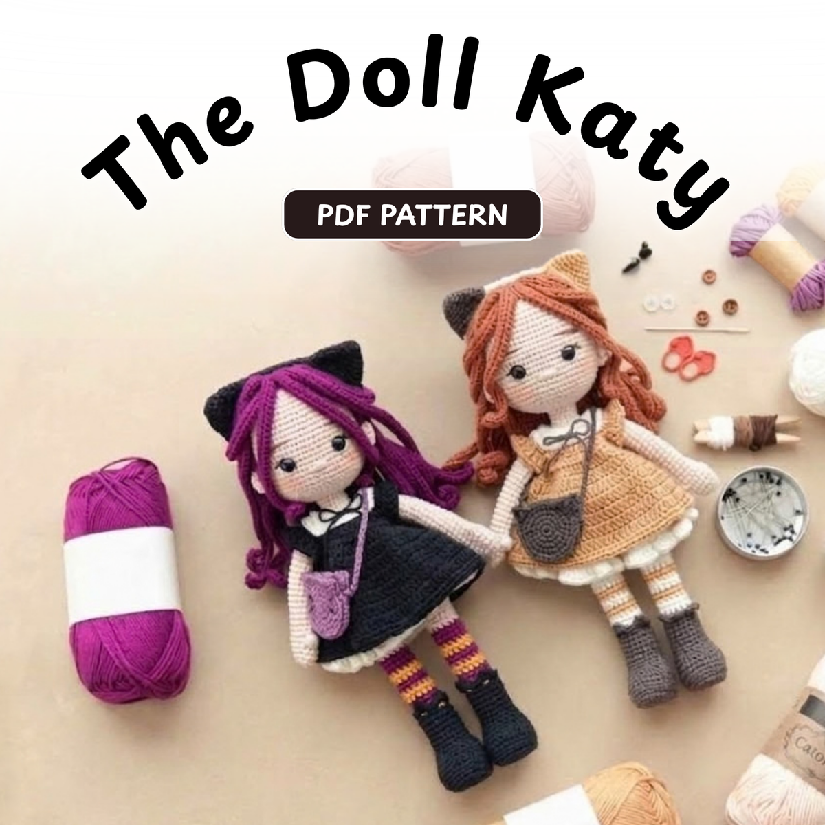 Crochet Doll Katy Pattern