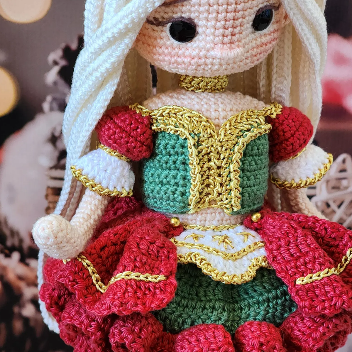Crochet Elara Doll and Chip Pattern