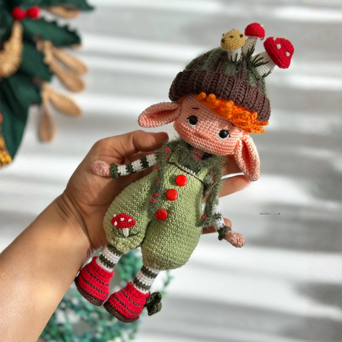 Crochet Elf Alder Amigurumi Doll Pattern