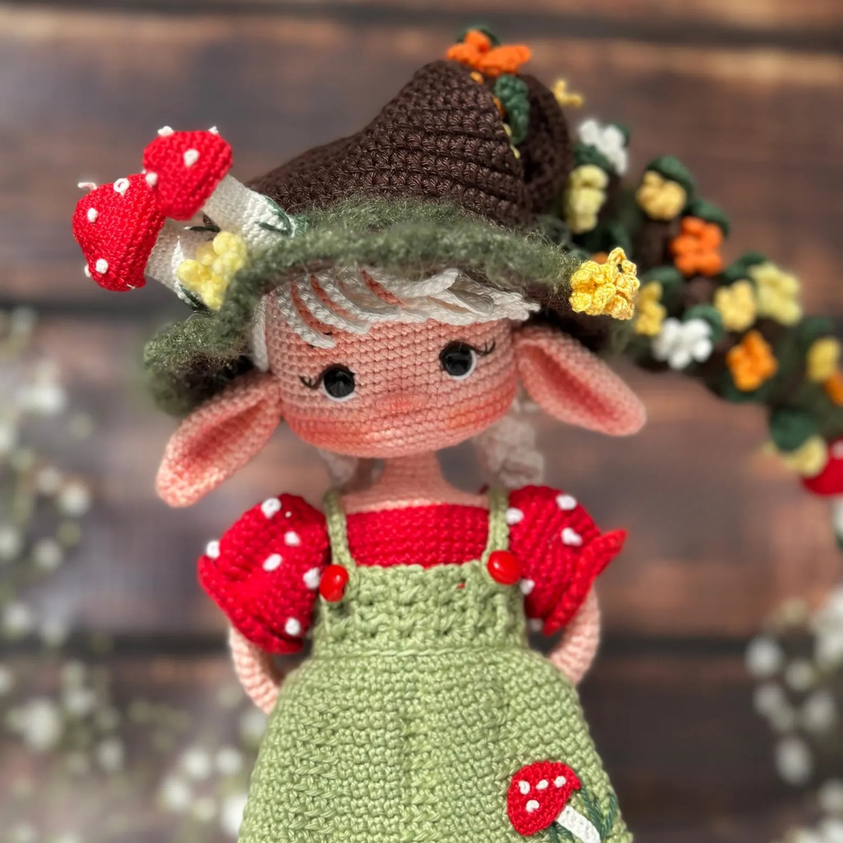 Crochet Elf Alin Amigurumi Doll Pattern
