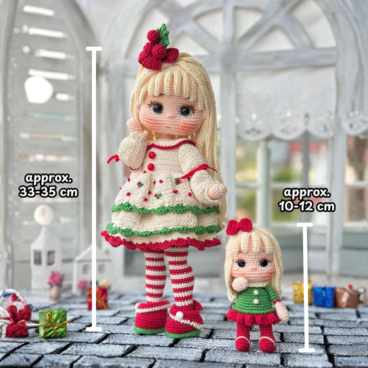 Crochet Elf Valenna and Merril Amigurumi Pattern (2 Characters)