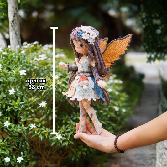 Crochet Eryne the Leaf Fairy Doll Pattern