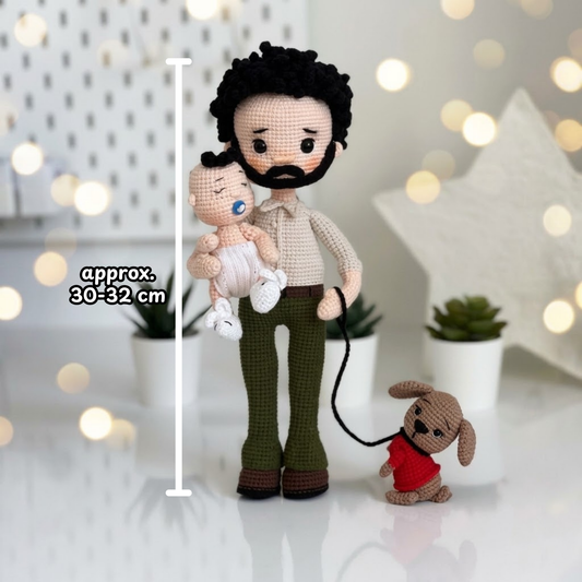 Crochet Ahmet Doll Pattern