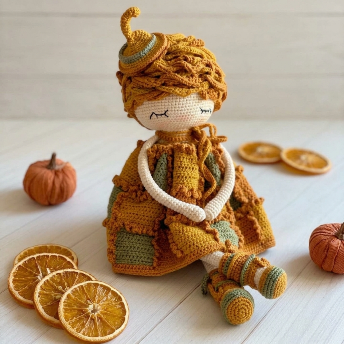 Crochet Friendly Pumpkin Doll Pattern