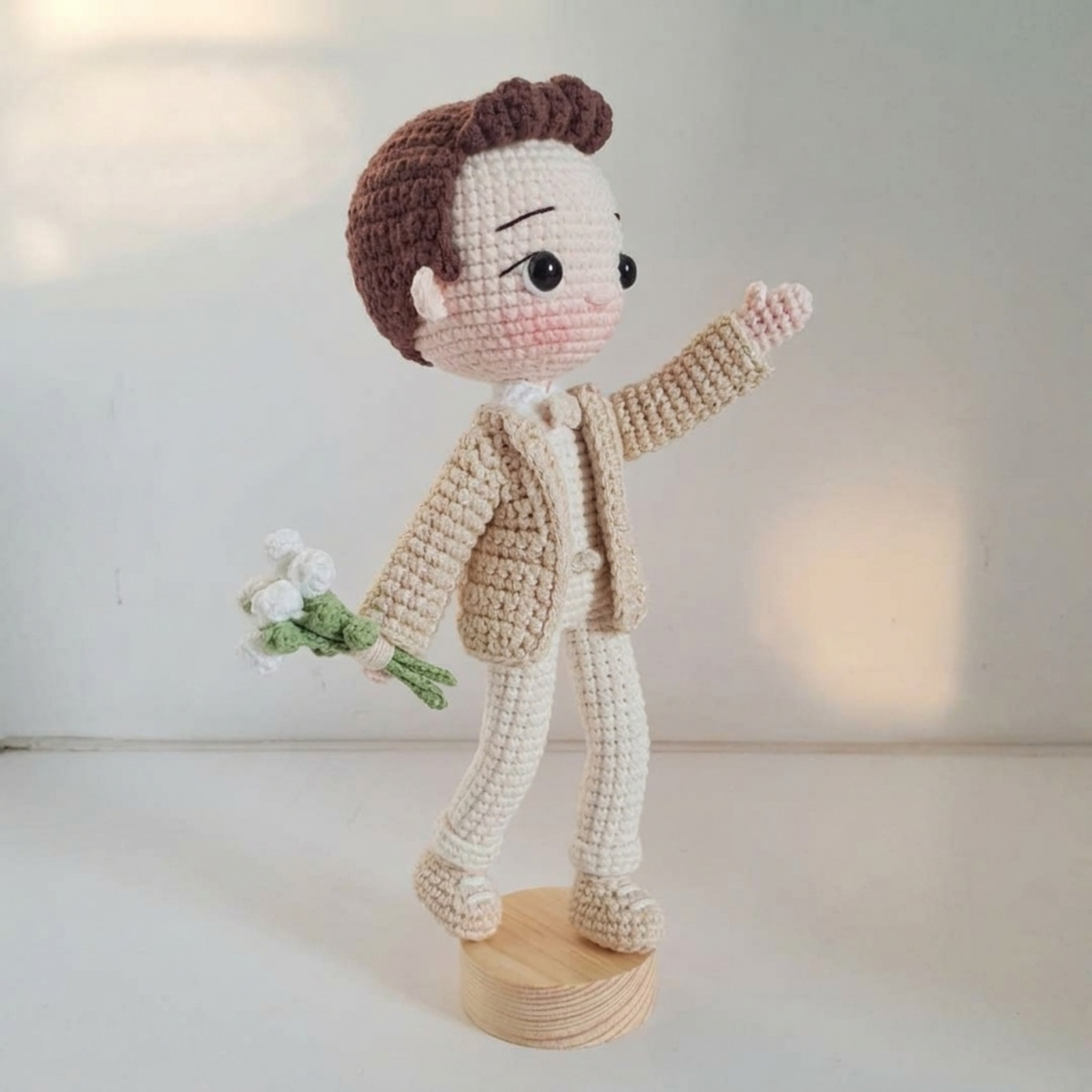 Crochet Gentle Groom Doll Pattern