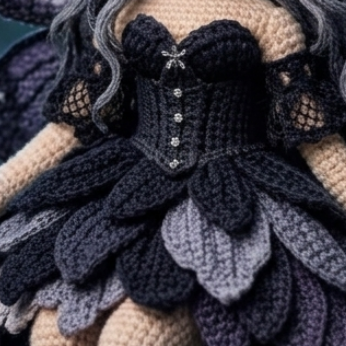 Crochet Gothic Fairy Doll Pattern