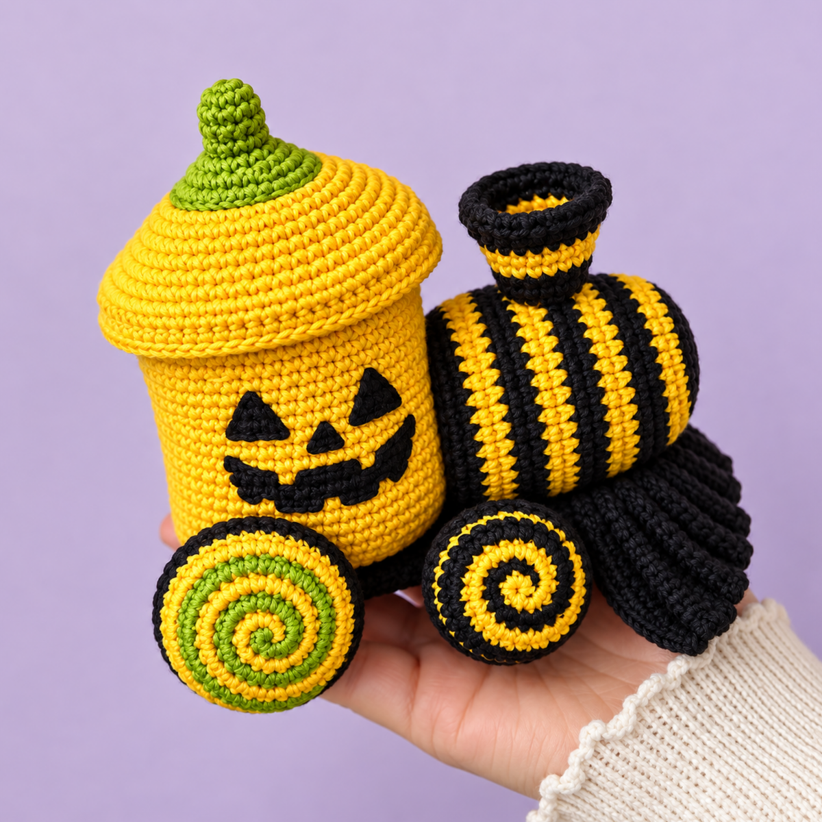 Crochet Halloween Train Pattern