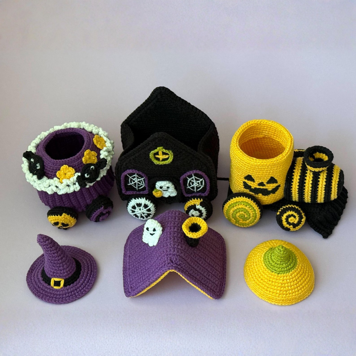 Crochet Halloween Train Pattern