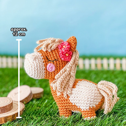 Crochet Harper the Horse Quad Squad Pattern (4 Colorways)