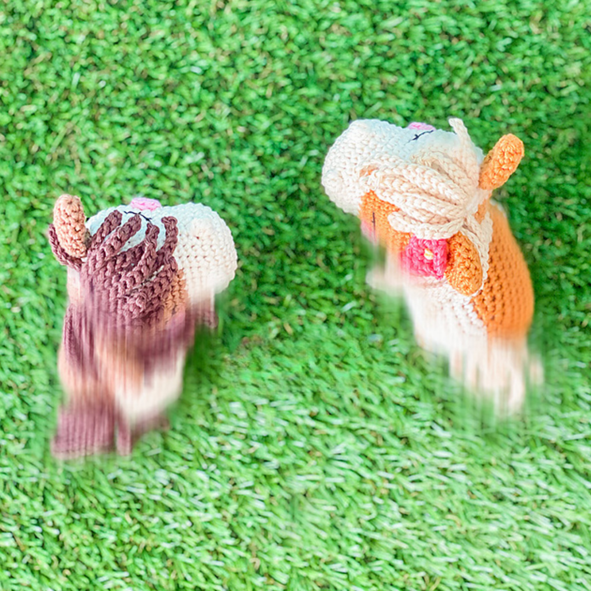 Crochet Harper the Horse Quad Squad Pattern (4 Colorways)