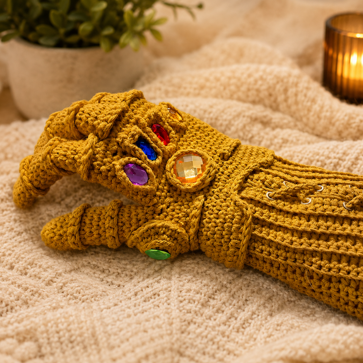Crochet Infinity Gauntlet Pattern