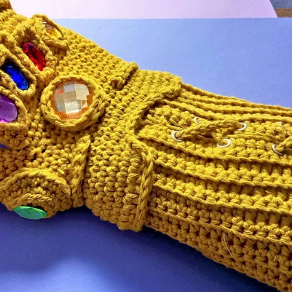 Crochet Infinity Gauntlet Pattern