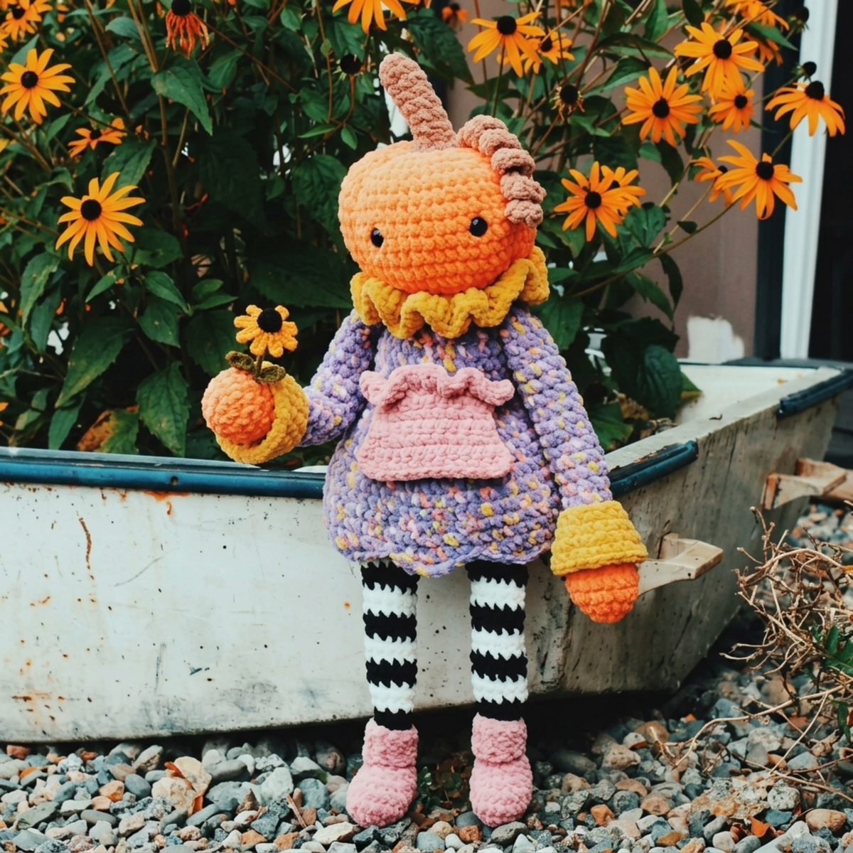 Crochet Jackie O'Lantern Pattern