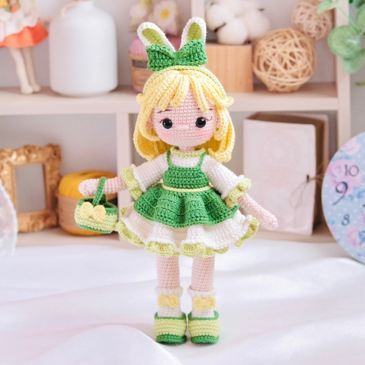 Crochet Lily Bunny Doll Pattern