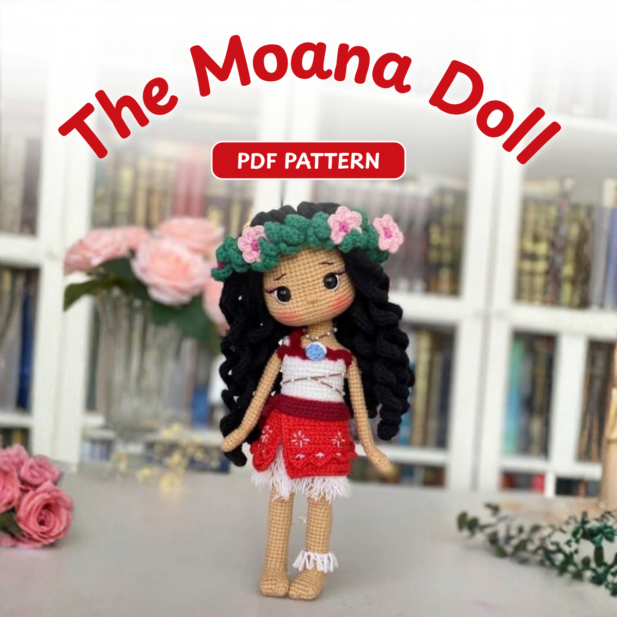 Crochet Moana Doll Pattern