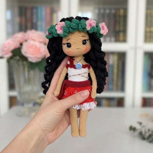 Crochet Moana Doll Pattern