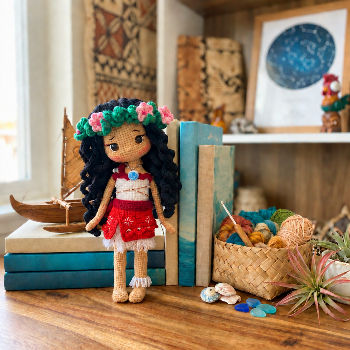 Crochet Moana Doll Pattern