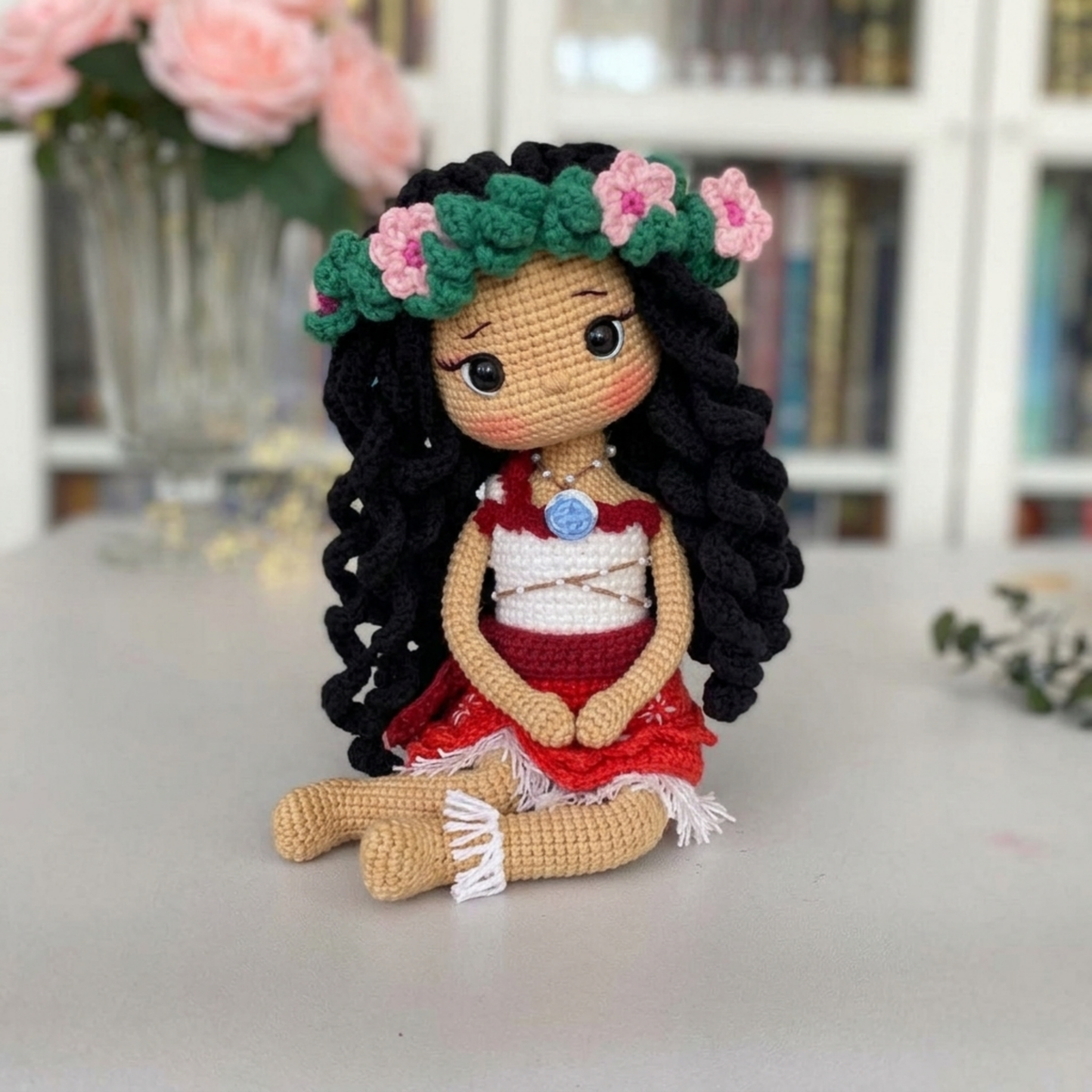 Crochet Moana Doll Pattern