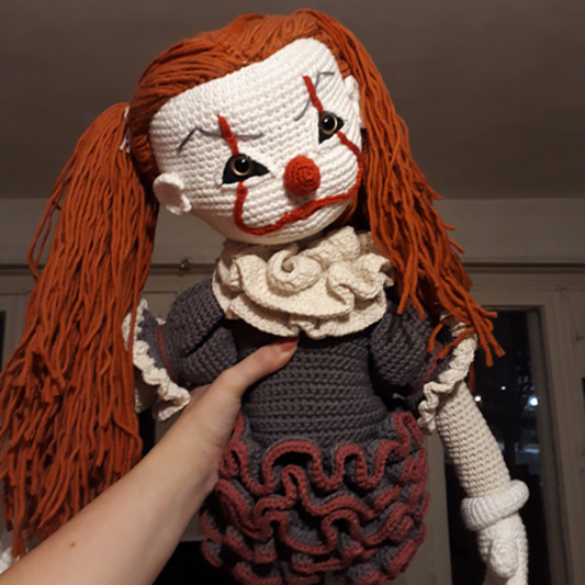 Crochet Mr & Mrs Clownwise Pattern