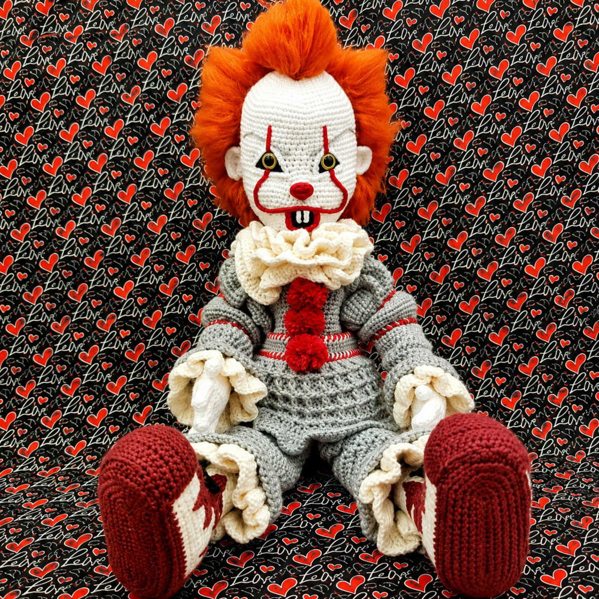 Crochet Mr & Mrs Clownwise Pattern