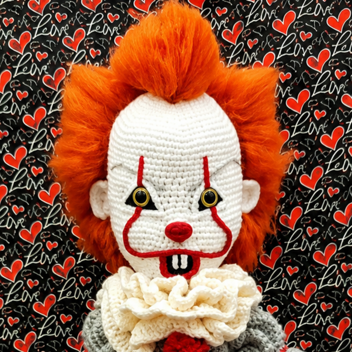 Crochet Mr & Mrs Clownwise Pattern