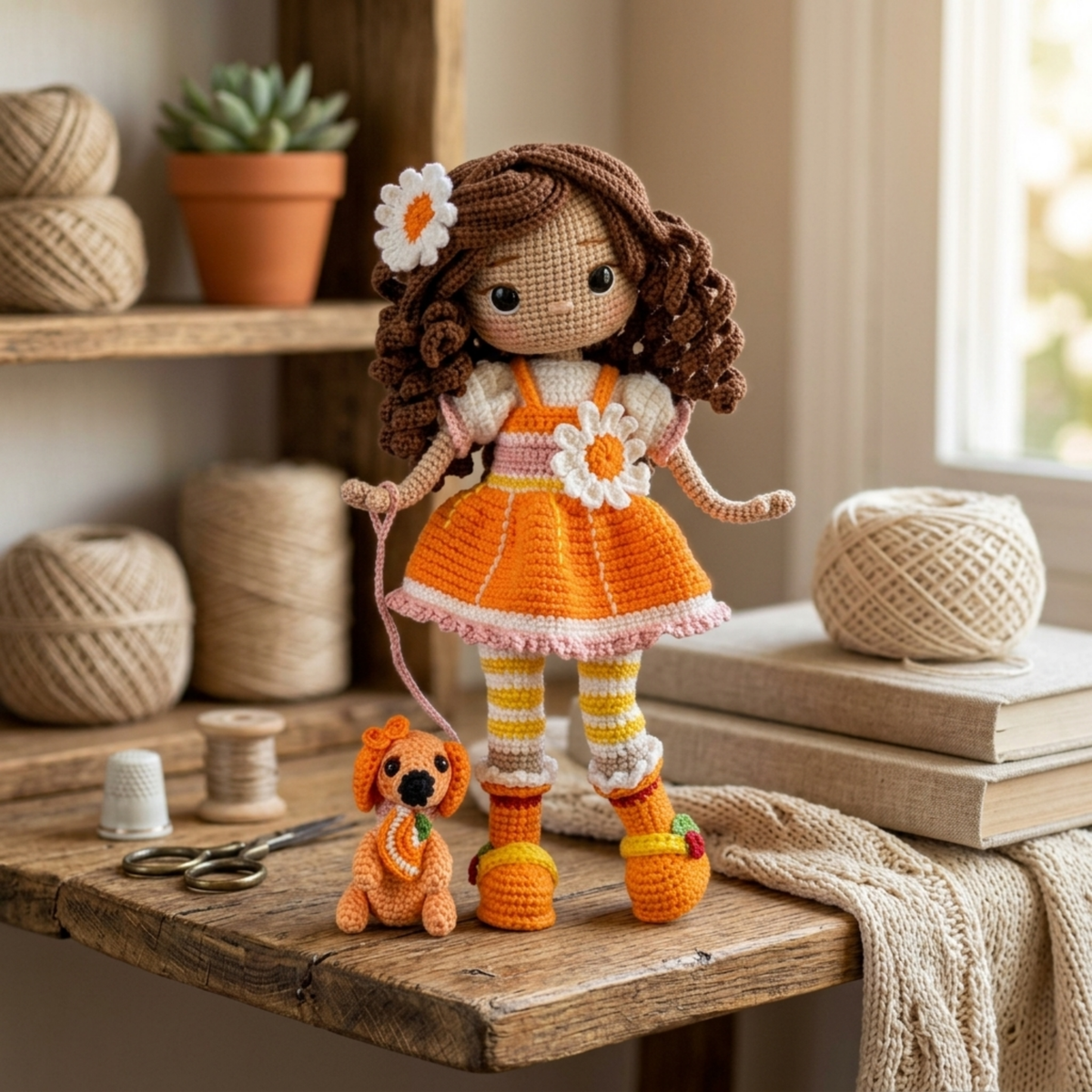 Crochet Muñeca Laranjinha Doll Pattern