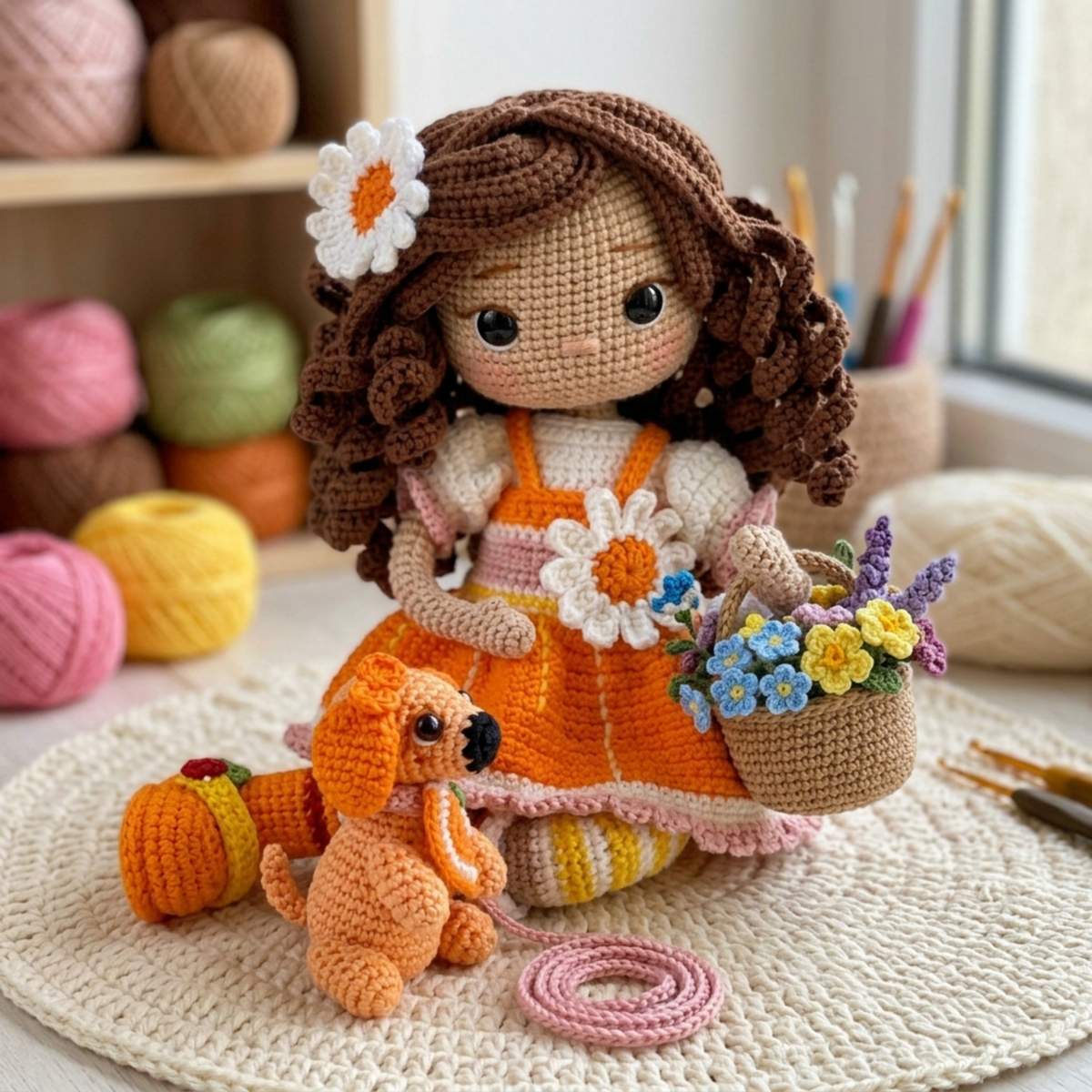 Crochet Muñeca Laranjinha Doll Pattern