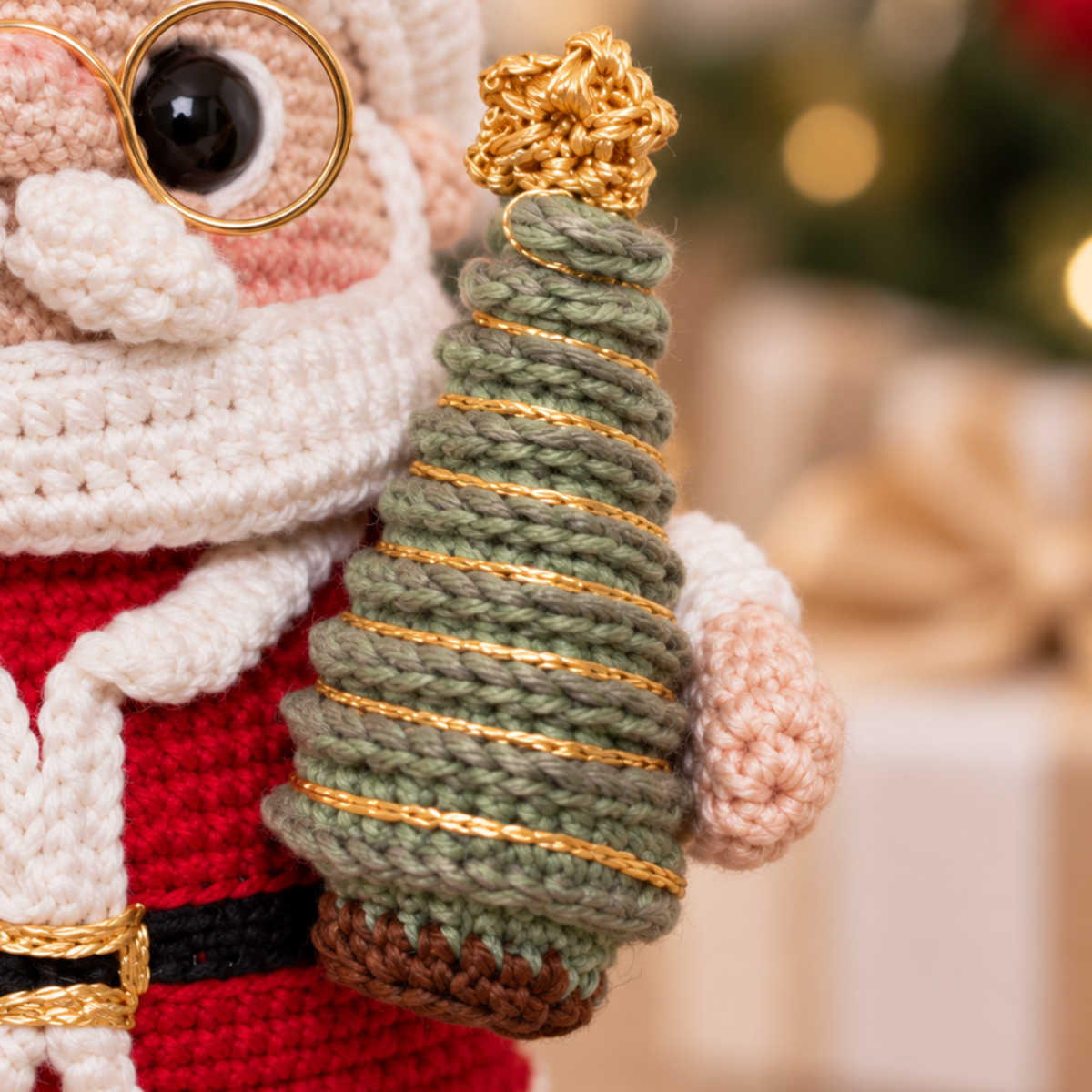 Crochet Sr. Noel Santa Claus Amigurumi Pattern (3 Figures)