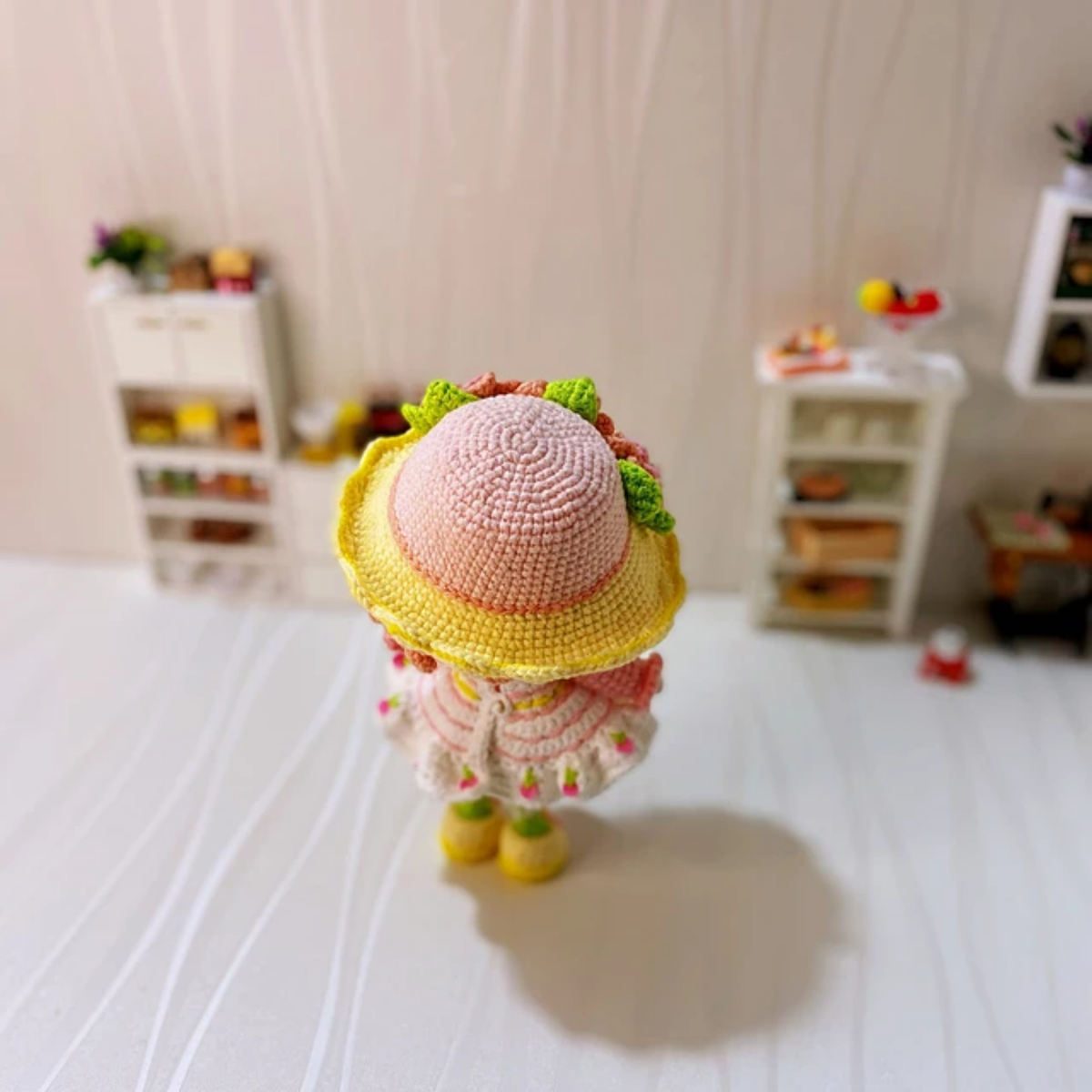 Crochet Peach Blush Chibi Doll Pattern