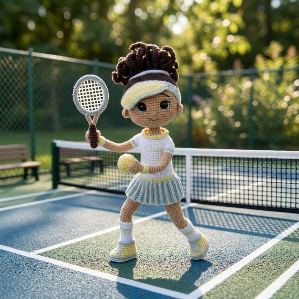 Crochet Penny the Tennis Player Doll Pattern