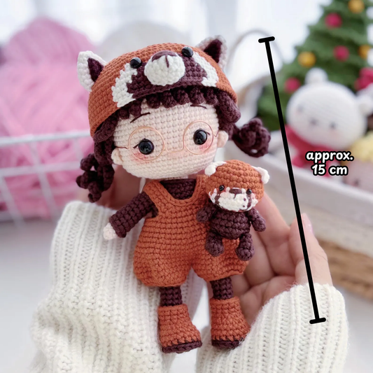 Crochet Red Panda Doll Pattern