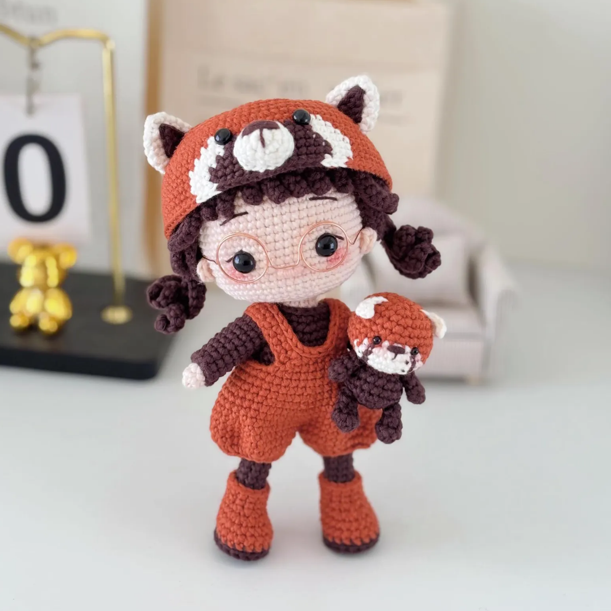 Crochet Red Panda Doll Pattern