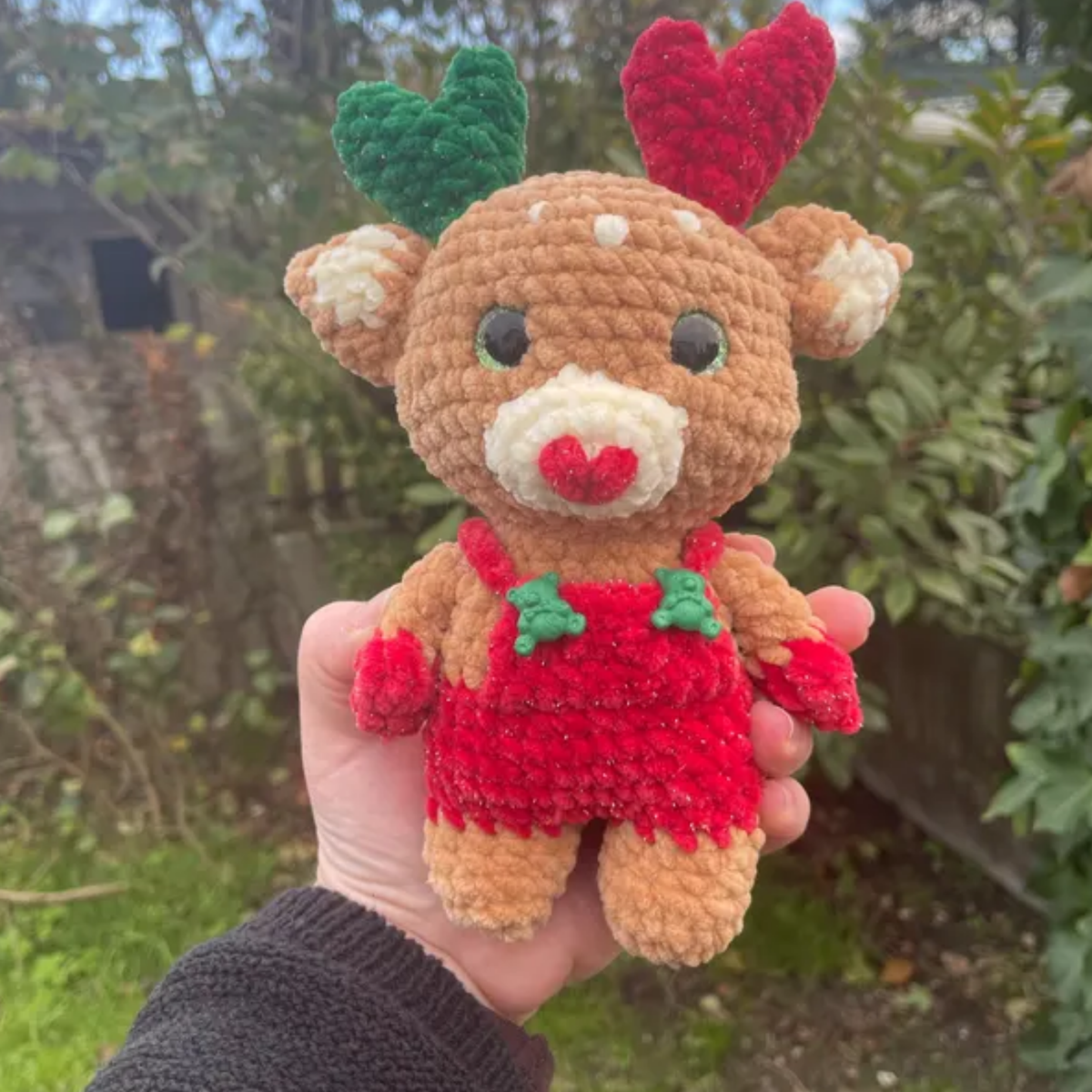 Crochet Xmas Reiny the Reindeer Brothers Pattern (3 in 1)
